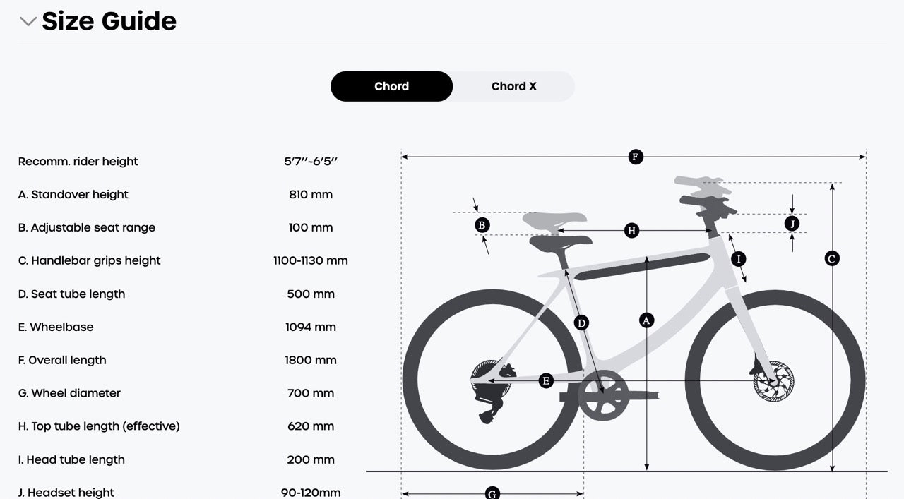 Chord  - Carbon Fiber (Straight top bar, Low step is Chord X) otherwise identical
