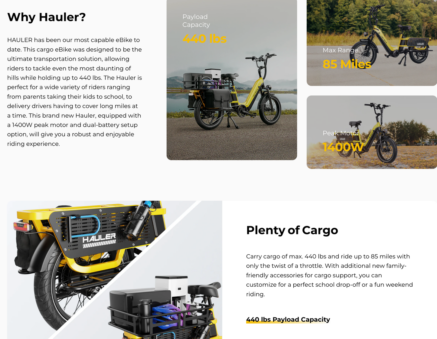 HeyBike Hauler Cargo (Dual Battery)