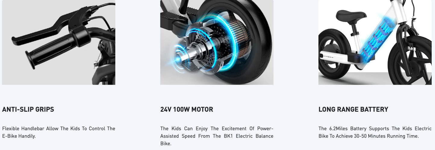 Hiboy BK1 Electric Balance Bike for Kids