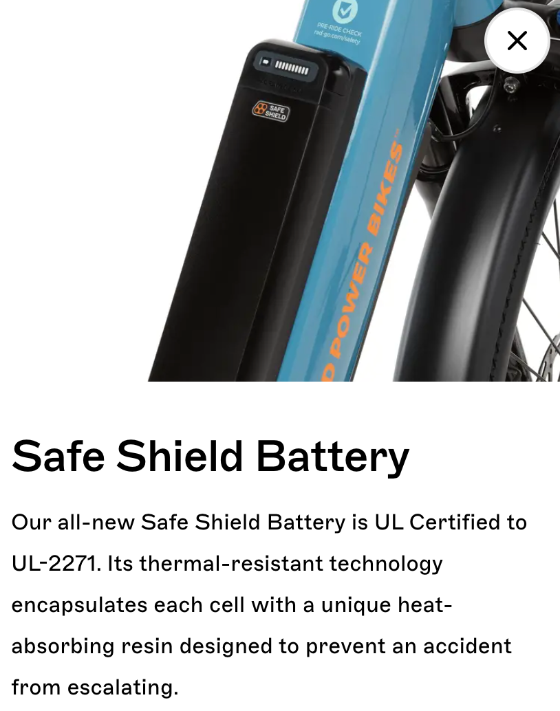 Radster™ Road Electric Commuter Bike (LARGE SIZE: 5'7"x 6'4")