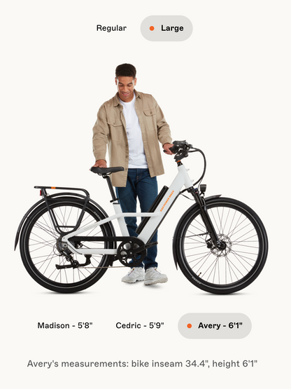 Radster™ Road Electric Commuter Bike (LARGE SIZE: 5'7"x 6'4")