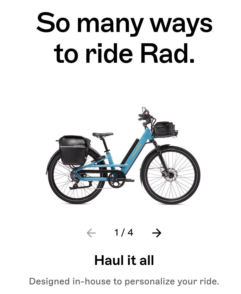 Radster™ Road Electric Commuter Bike (LARGE SIZE: 5'7"x 6'4")