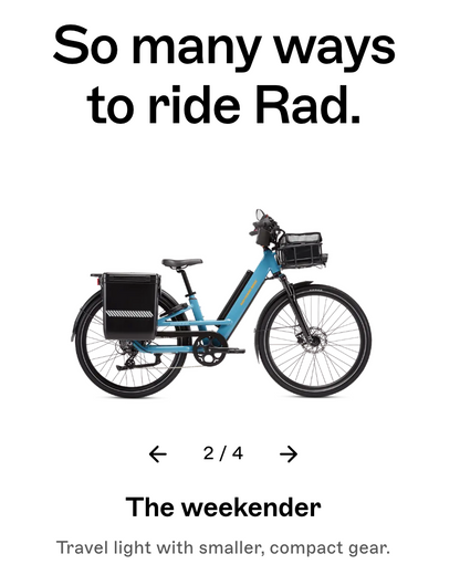 Radster™ Road Electric Commuter Bike (LARGE SIZE: 5'7"x 6'4")