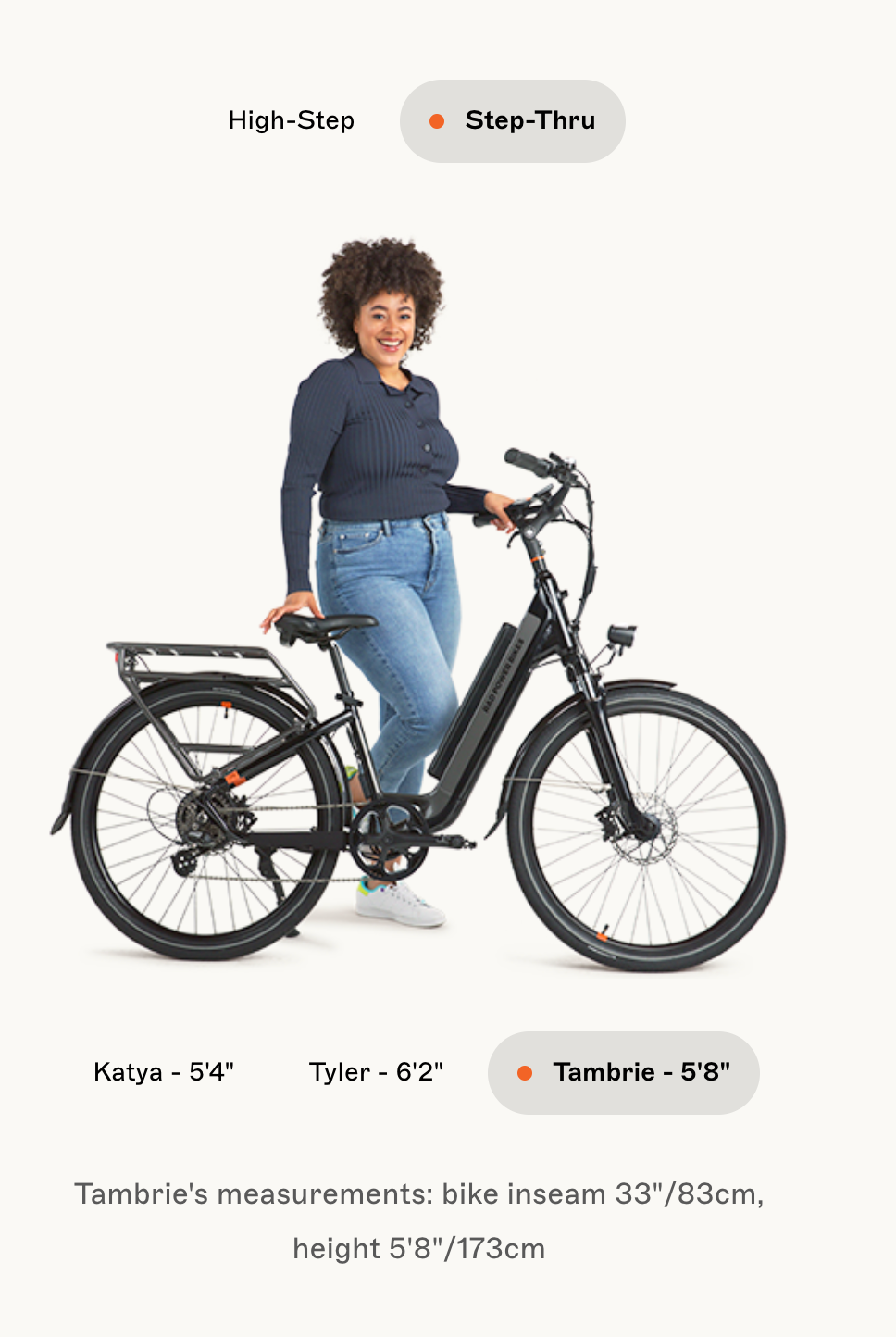 RadCity 5 Plus Electric Commuter Bike STEP THRU MODEL CLINTON RIDES Electric Bike Skateshop