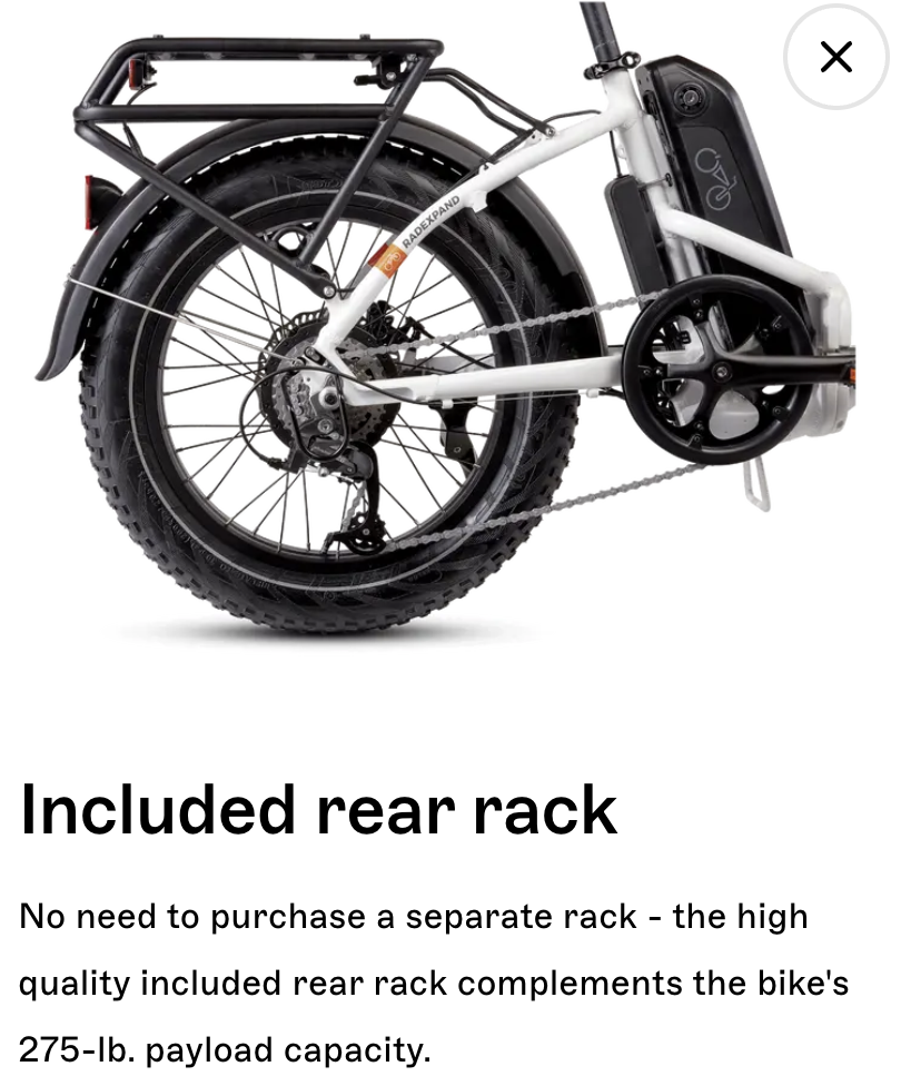 Rad mini step thru folding hotsell